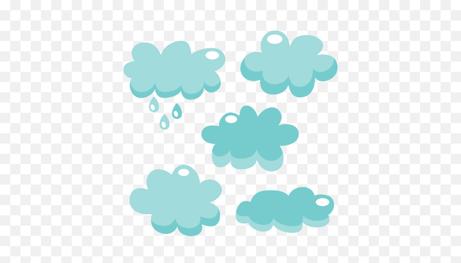 Cloud Set Svg Cutting File For Scrapbooking Cute Cut Files - Miss Kate Cuttables Cloud Png,Cloud Pngs