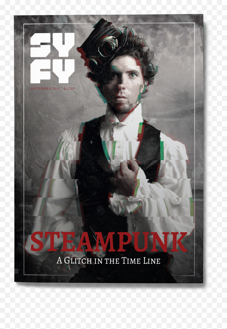 Brandon Dellinger Design - Steampunk Magazine Poster Png,Glitch Effect Png