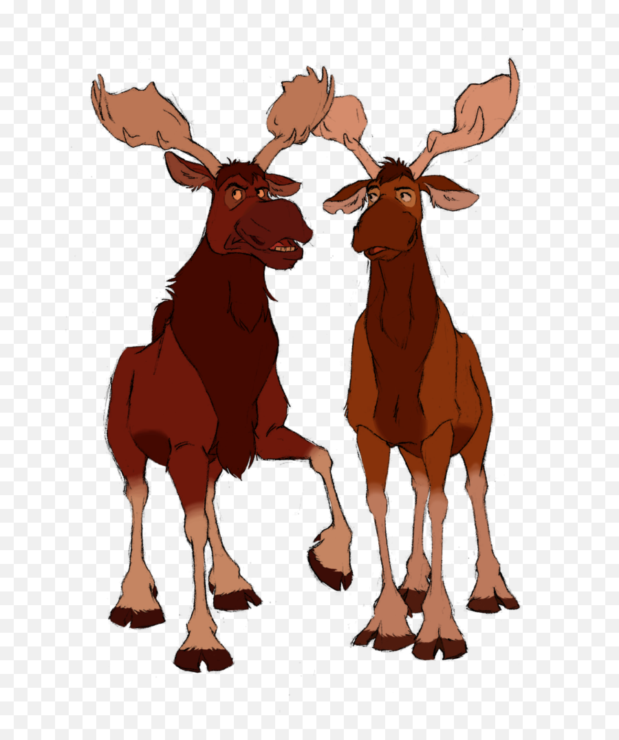 Brother Bear 2 You - Moose 792x1009 Png Clipart Download Brother Bear Rutt And Tuke,Moose Png