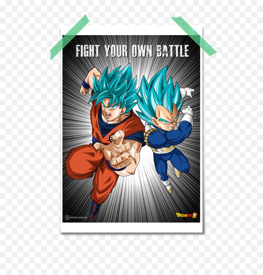 Download Hd Dragon Ball Super Goku Vegeta Fight Your Own - Goku Y Vegeta Dragon Ball Super Png,Vegeta Transparent Background