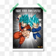 Download Hd Dragon Ball Super Goku Vegeta Fight Your Own - png