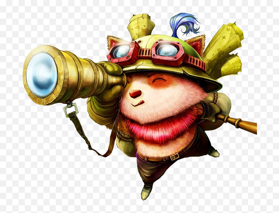 Classic Old Teemo Scout Splashart Png - League Of Legends Teemo Png,Teemo Png