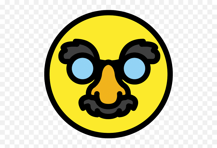 Disguised Face Emoji Clipart Free Download Transparent Png - Disguise Emojis,Disguise Png