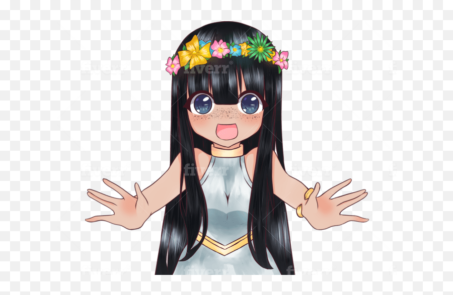 Draw Cute Anime Girls By Emmat2 - Kawaii Anime Girl Hands Png,Manga Girl  Png - free transparent png images 
