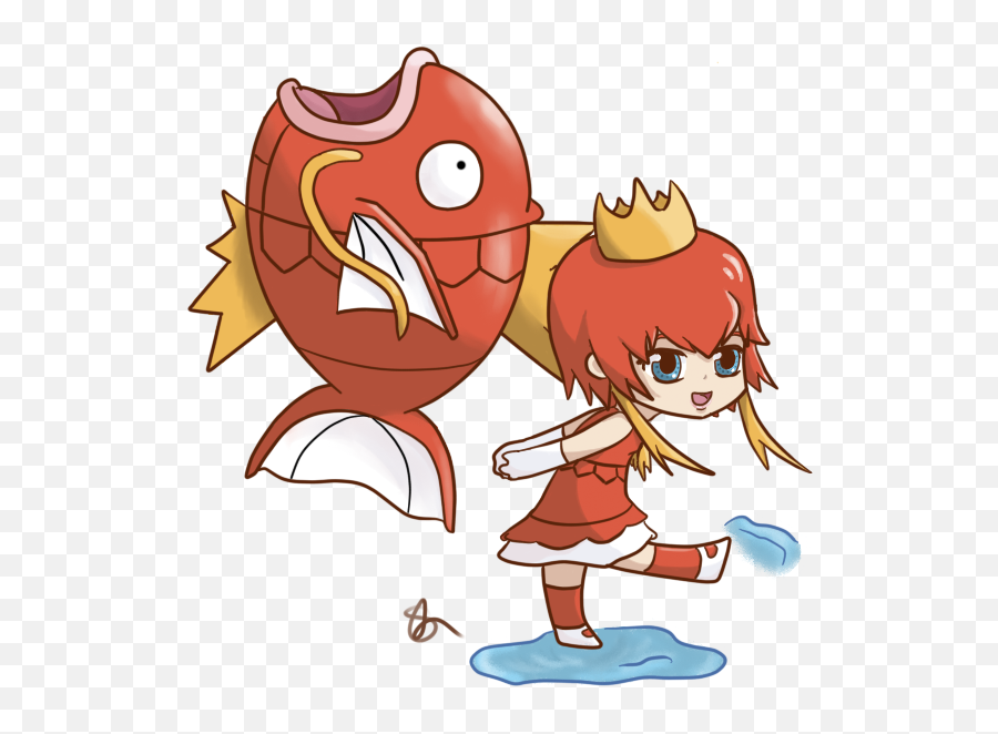Download Magikarp And Trainer - Pokemon Magikarp Anime Png,Magikarp Png