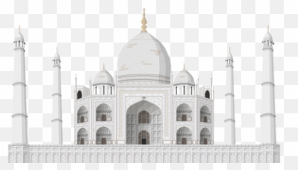 Taj Mahal Illustration Transparent Png - Taj Mahal,Taj Mahal Png