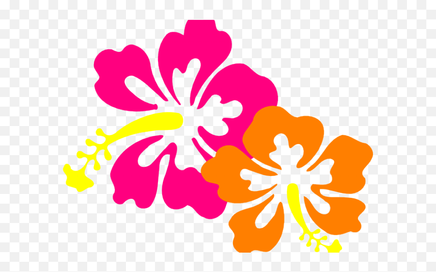 Flower Clipart Hawaiian - Hibiscus Clip Art Png,Hawaiian Png