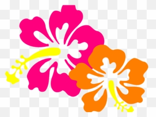Flower Clipart Hawaiian - Hibiscus Clip Art Png,Hawaiian Png