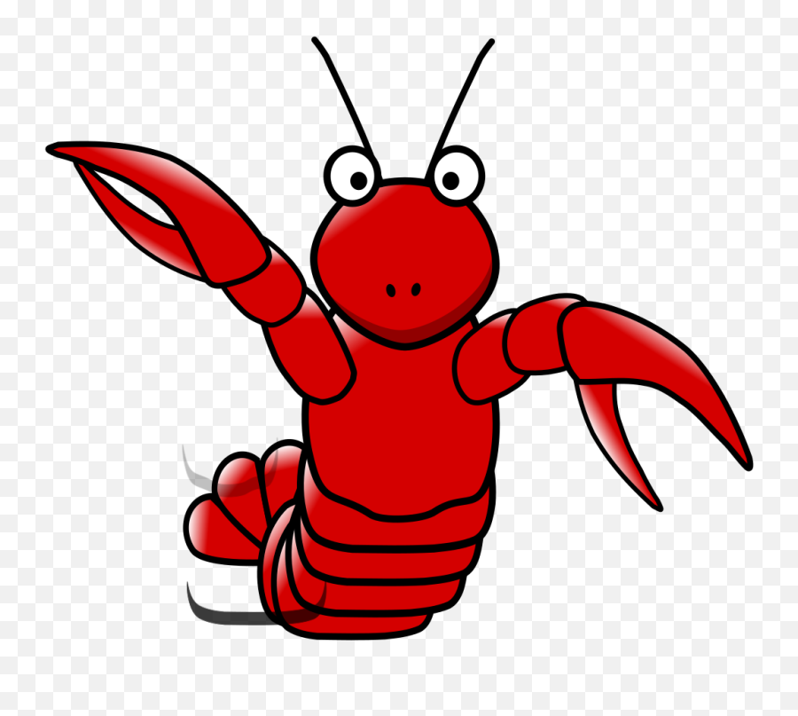 Cartoon Lobster Png Svg Clip Art For - Transparent Background Sea Creatures Clipart,Lobster Png