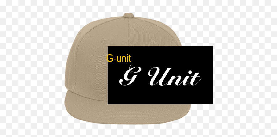 Gunit Flat Bill Fitted Hats - G Unit Png,G Unit Logo