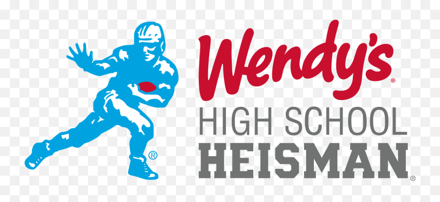 Wendys High School Heisman - High School Heisman Award Png,Wendys Logo Png