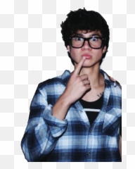 Download 5sos Transparents - Calum Hood With Glasses PNG