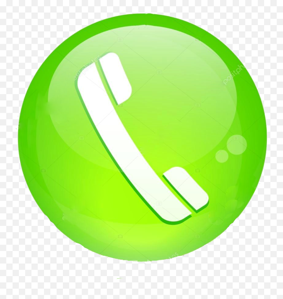 Icono Telefono Verde Png Image With - Dot,Icono Telefono Png