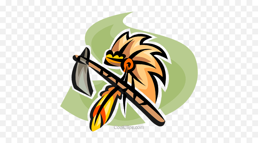 Native American Headdress And Tomahawk - Fictional Character Png,Indian Headdress Png