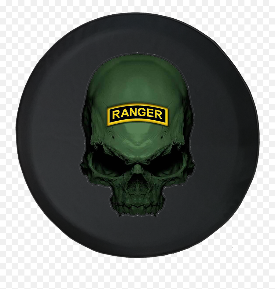 Military Army Green Ranger Skull Spare Tire Cover Fits Jeep Rv 30 Inch - Walmartcom Language Png,Green Ranger Png