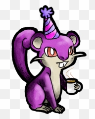 Hd Rattata Transparent Png Image - Fictional Character,Rattata Png