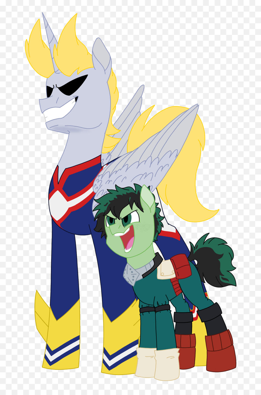 Ashartsathing Dadmight - All Might Unicorn Png,All Might Transparent