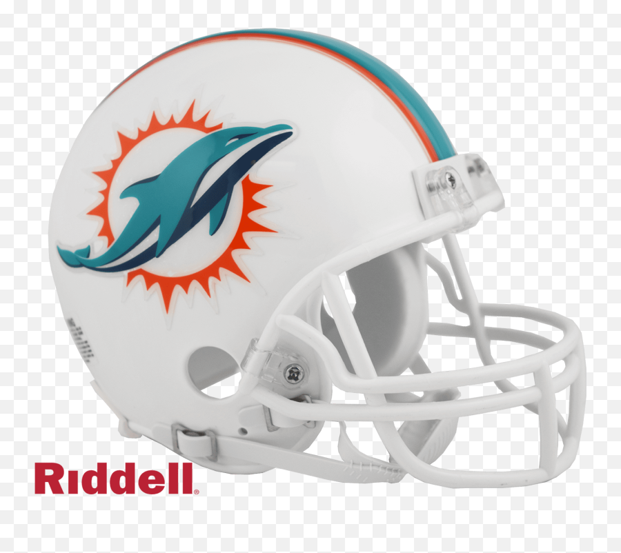 Miami Dolphins Vsr4 Riddell Mini Football Helmet - Riddell Mlb Mini Helmets Png,Miami Dolphins Png