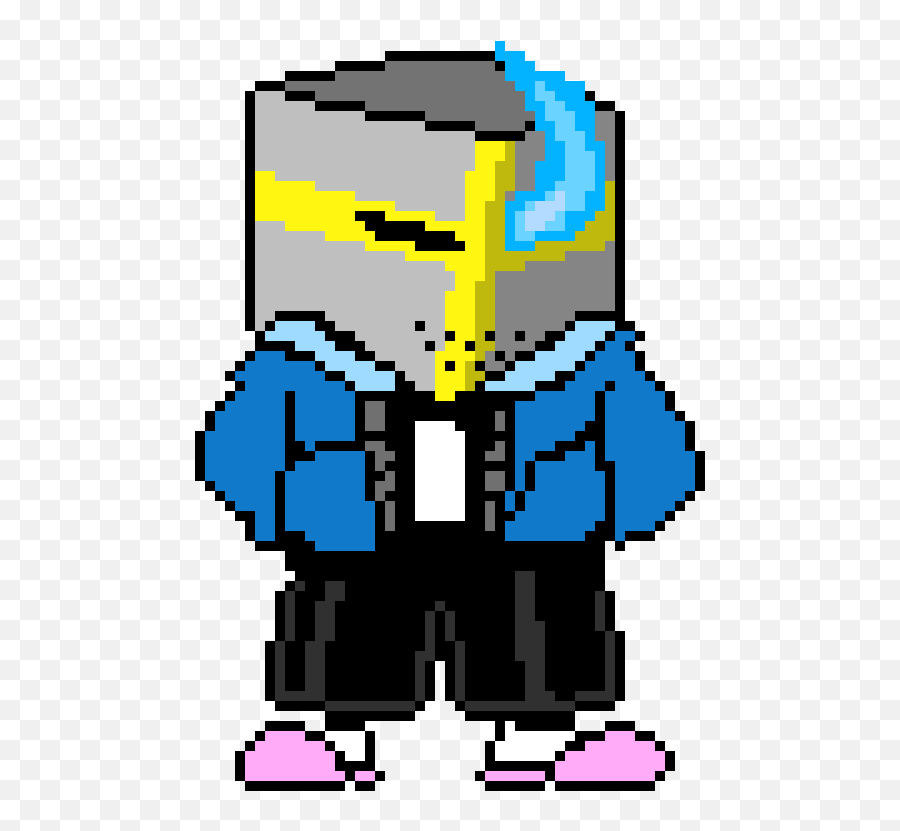 Sans Crusader Pixel Art Maker - Sans Two Blue Eyes Png,Crusader Png