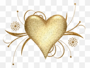 Free Transparent Gold Hearts Png Images Page 1 Pngaaa Com