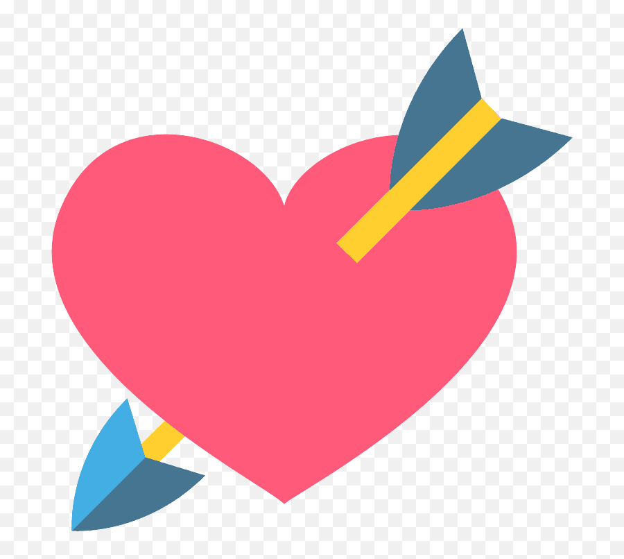 Heart With Arrow Emoji Clipart - Heart With Down Arrow Emoji Meaning Png,Heart With Arrow Png