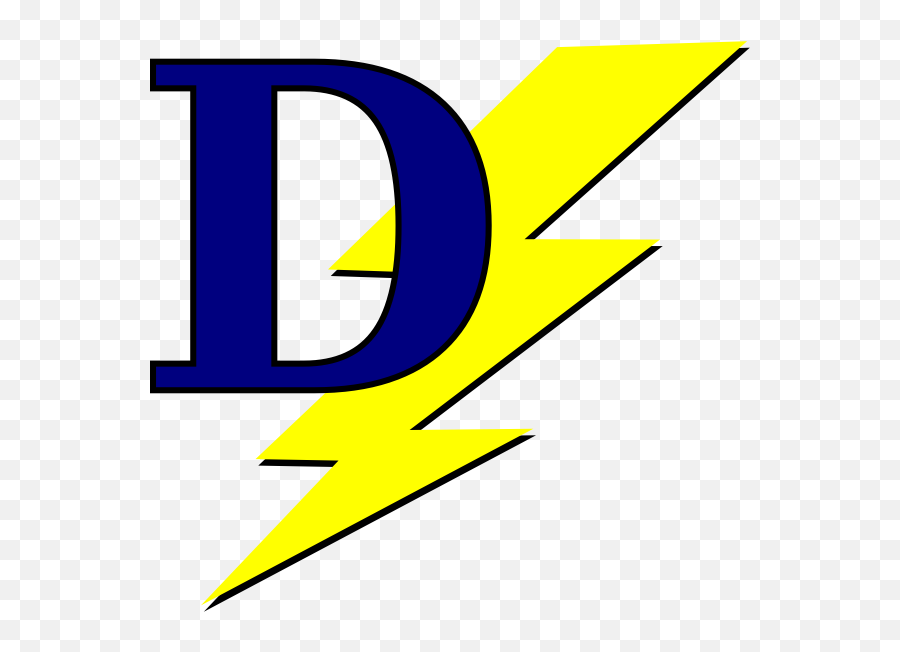 Lightning Bolt With D Logo Transparent Cartoon - Jingfm D With Lightning Bolt Png,Lightning Bolt Logo