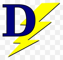 Lightning Bolt With D Logo Transparent Cartoon - Jingfm png