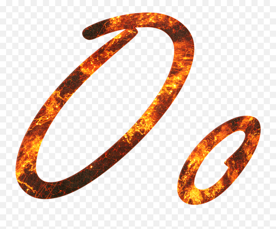 Letter O Fire - O Png,Fire Embers Png