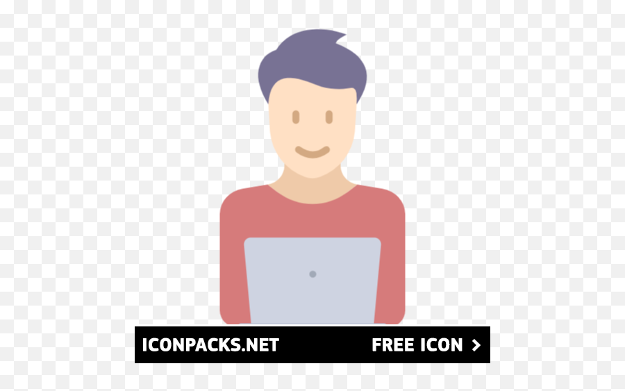 Free Laptop And Man Icon Symbol Png Svg Download - Metaverse Icon Free,Men Icon Vector