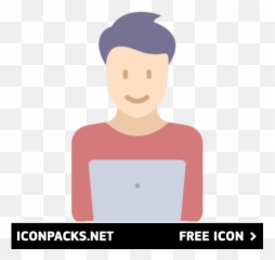 Free Laptop And Man Icon Symbol Png Svg Download - Metaverse
