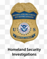 About - First Responders Childrenu0027s Foundation Support Badge Homeland Security Investigations png