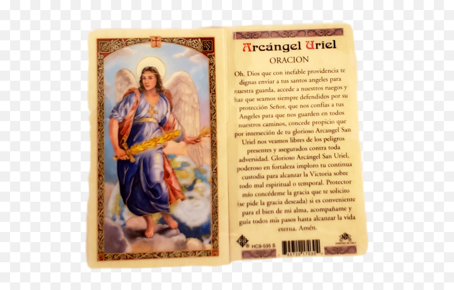 Products U2013 Tagged Prayer Cards Ysleta Mission Gift Shop - Archangel Uriel Prayer Png,Icon Prayer Cards