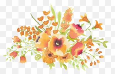 Gorgeus Clipart Orange Flower - Flowers Png,Orange Flowers Png