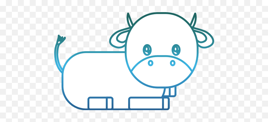 Cute Cow Cartoon Icon - Canva Png,Cute Cow Icon