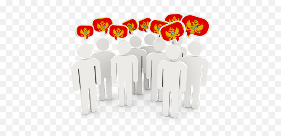 Download Montenegro Flag Clipart Png - Sri Lankan People Png,People Icon Png