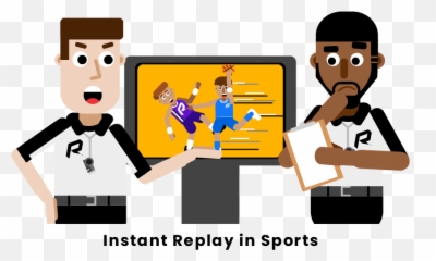 Instant Replay In Sports - Cartoon Png,Instant Replay Png