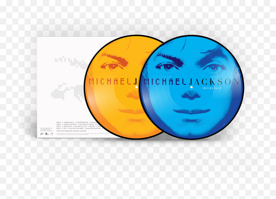 Invincible Picture Disc Double Lp Shop The Michael Jackson - Michael Jackson Invincible Picture Disc Png,Invincible Icon