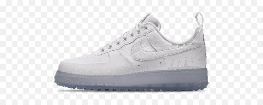 Nike Air Force Low White Basketball Shoes Running - Nike Air Force 1 Transparent Png,White Nike Logo Transparent