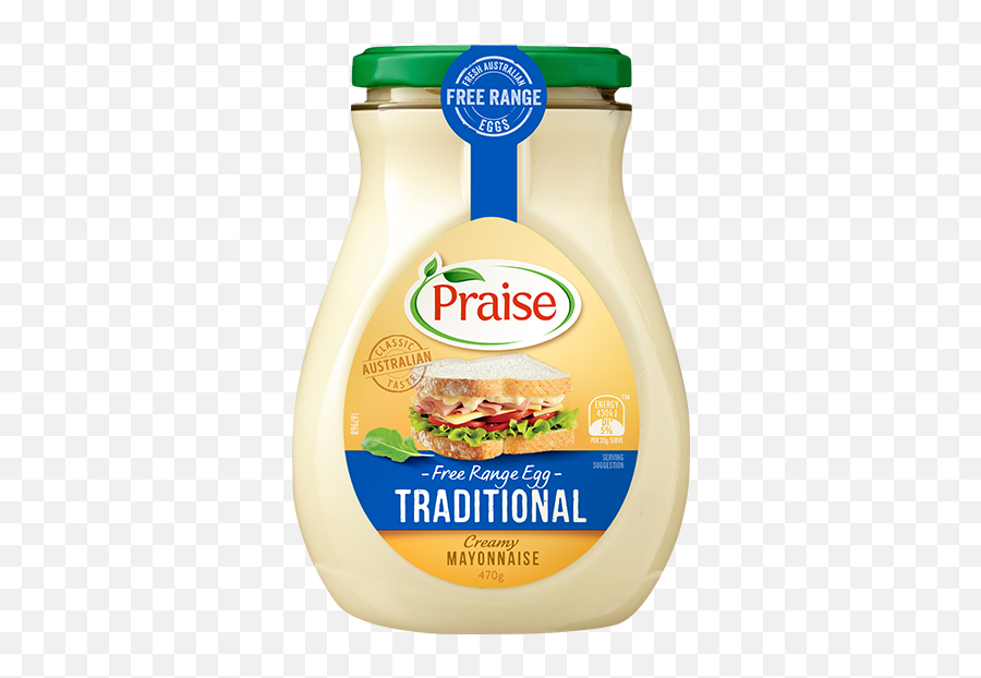 Praise Traditional Creamy Mayonnaise - Praise Mayonnaise Png,Mayonnaise Png