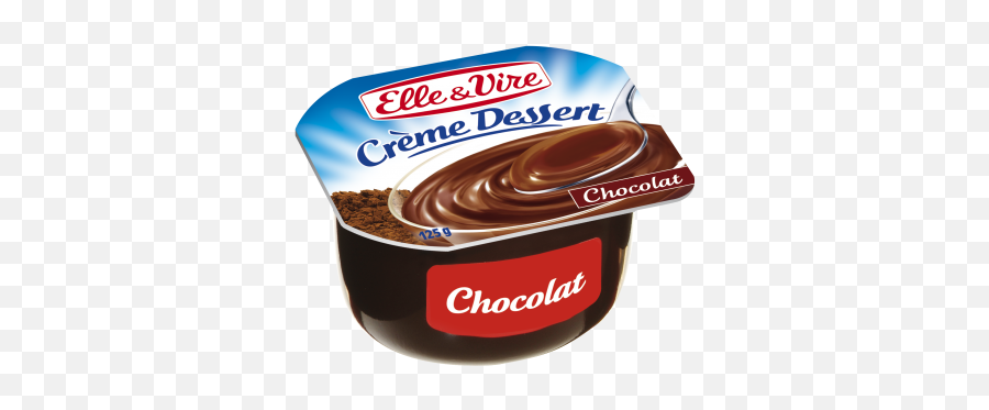 Chocolate - Creme Dessert Elle Et Vire Png,Chocolate Transparent
