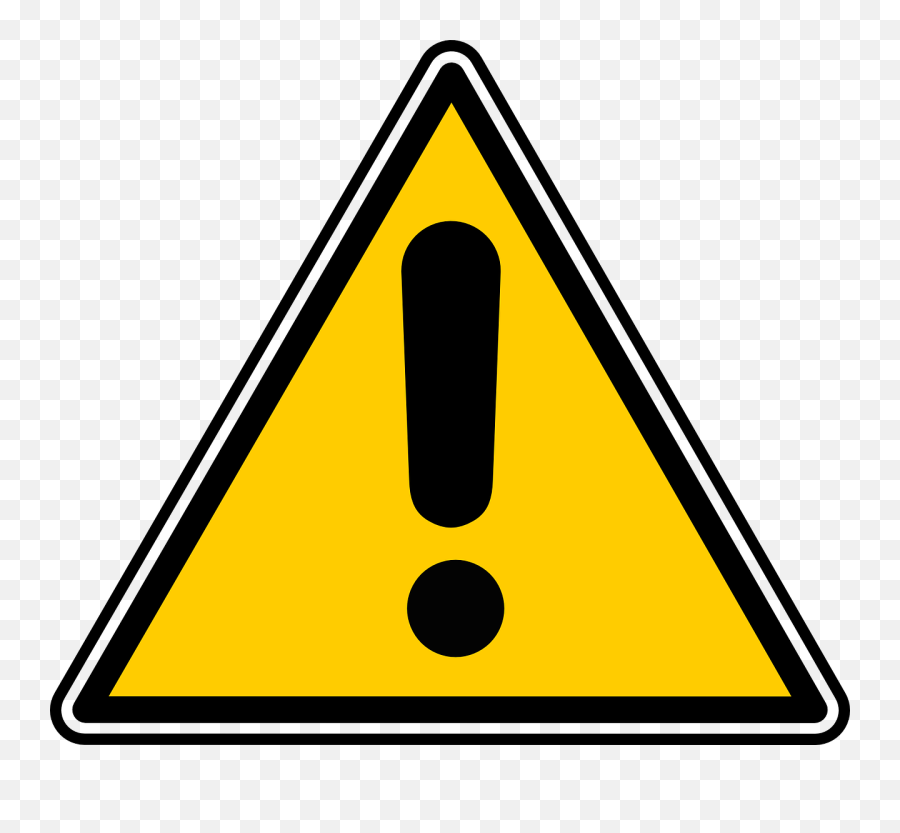 Danger Clipart Construction Sign - Triangle Caution Sign Png,Construction Sign Png