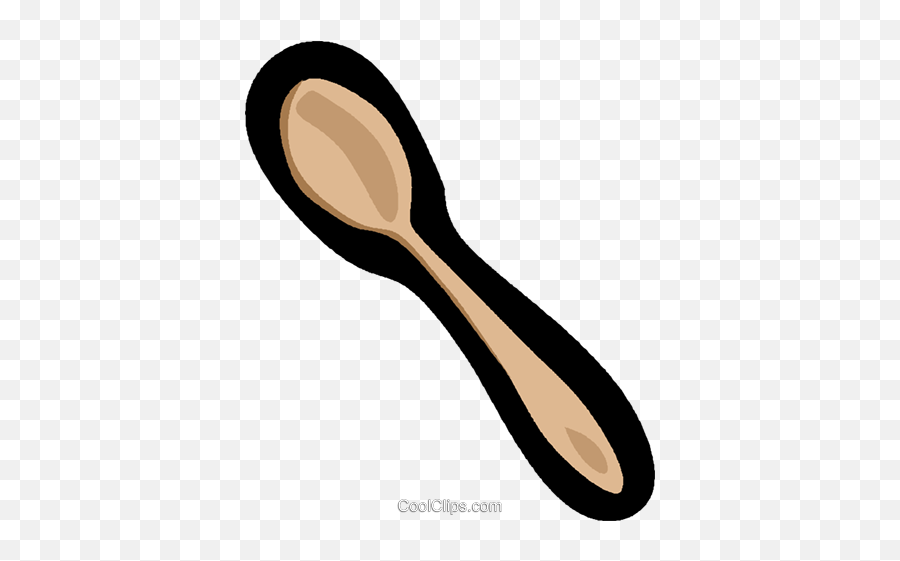 Wooden Spoon Royalty Free Vector Clip Art Illustration - Boucle D Or Cuillere Png,Wooden Spoon Png