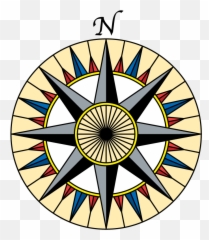 Compass Rose - Traceable Heraldic Art