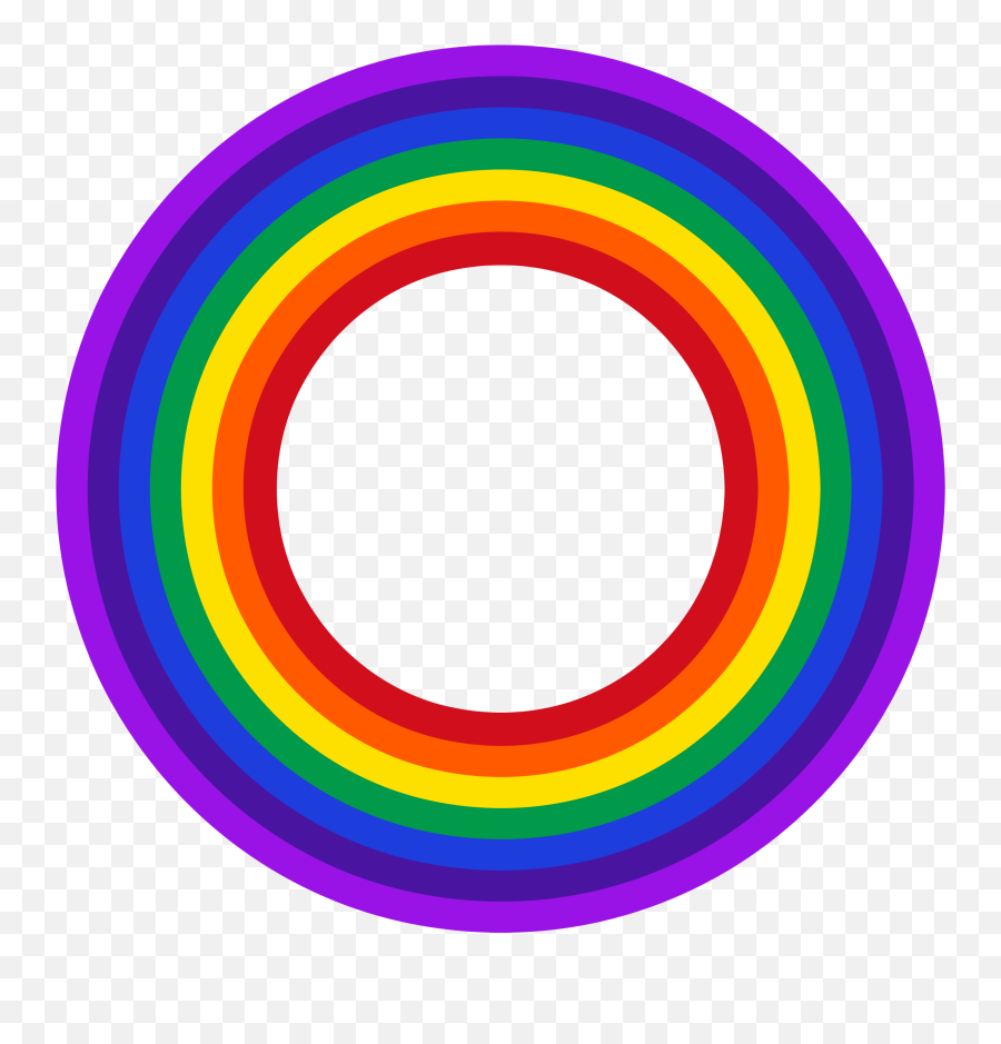 Rainbow Circle Png 1 Image - Rainbow Full Circle Drawing,Rainbow Circle Png