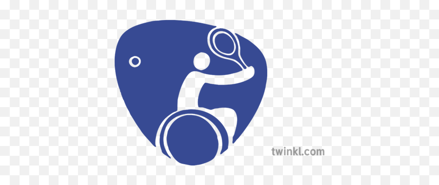 Wheelchair Tennis Logo Illustration - Wheelchair Tennis Png,Tennis Logo