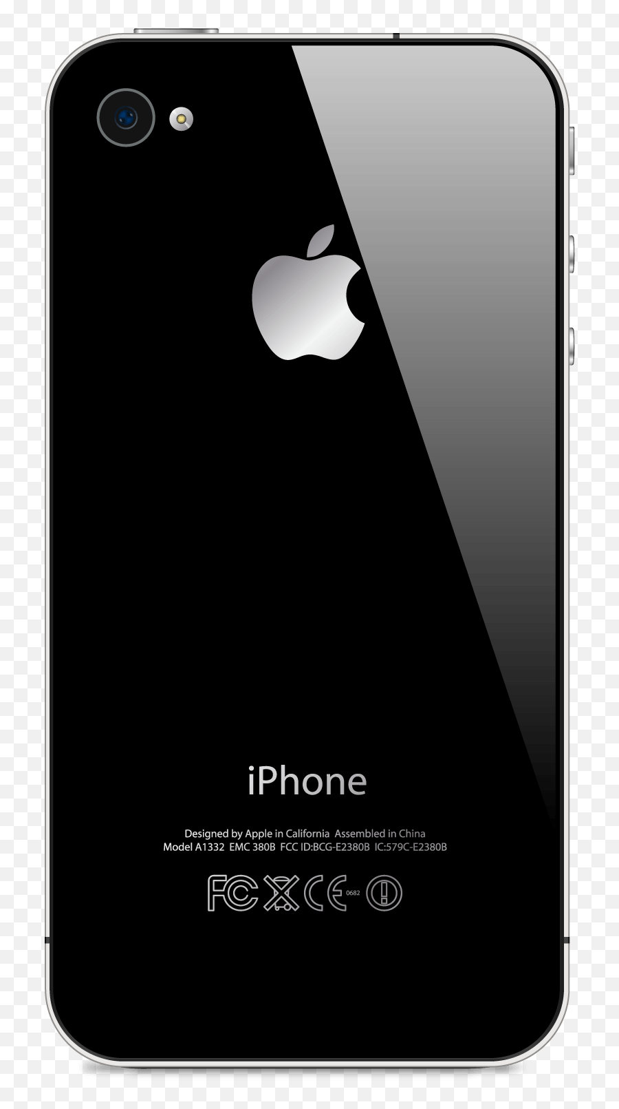 Back Iphone Transparent Png - Back Of Iphone Png,Iphone Back Png