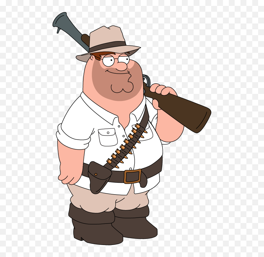 Cook Clipart Guy Italian - Peter Griffin With A Gun Png,Peter Griffin Png