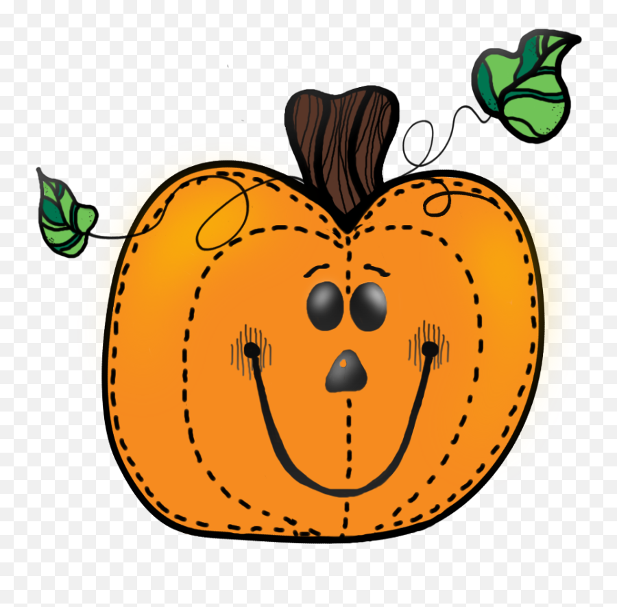 Download Pumpkin Clipart October - October Pumpkin Clip Art Cute Pumpkins Clipart Png,Pumpkin Clipart Transparent Background