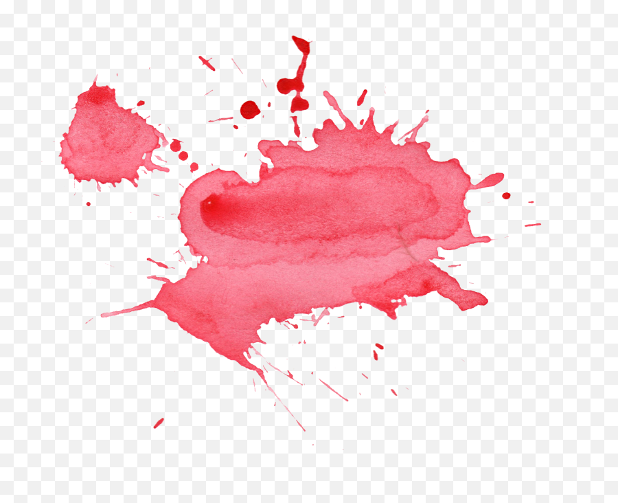 Red Watercolor Stain Png Image - Red Water Color Png,Stain Png