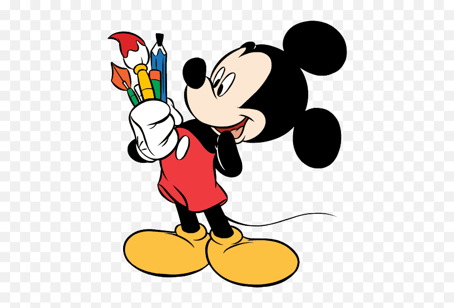 Mickey Mouse Clipart - Mickey Mouse Art Clipart Png,Mickey Mouse Clipart Png